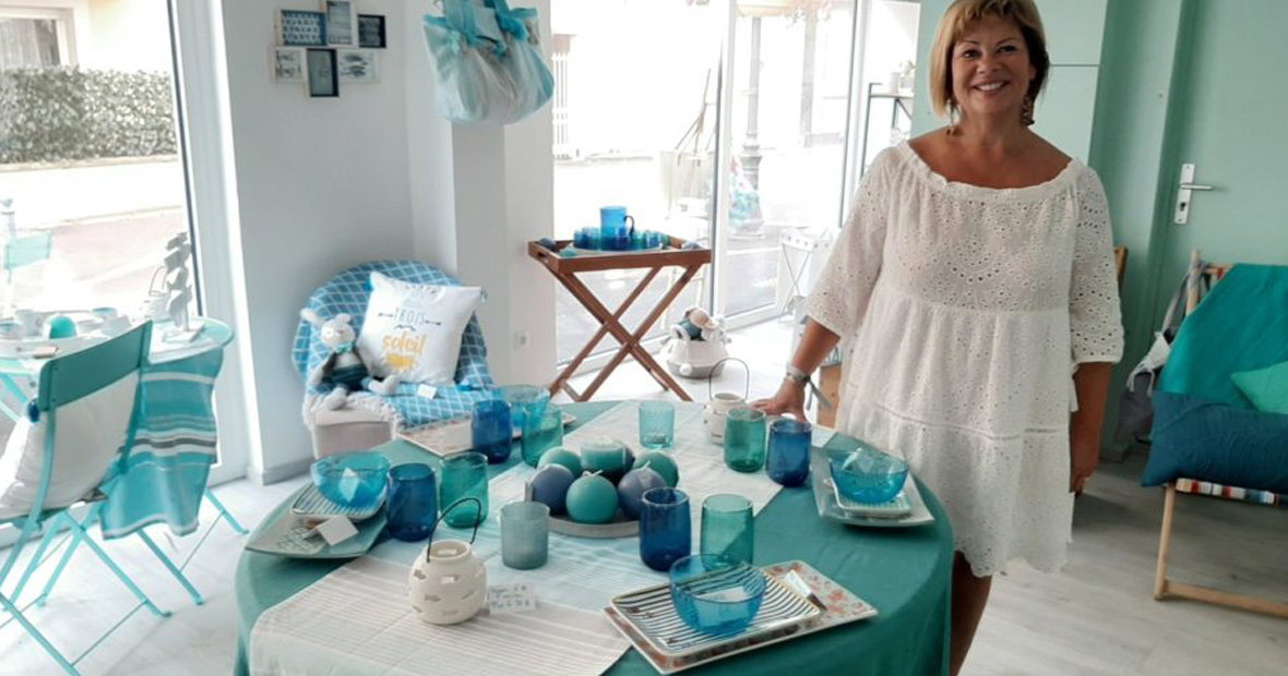 décoration sur le thème de la plag