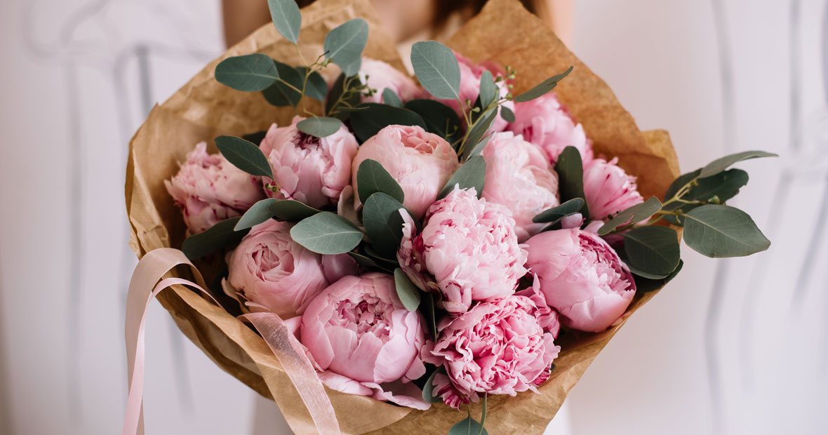 bouquet de pivoines